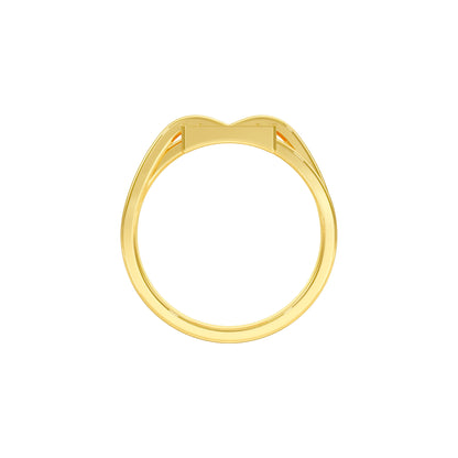 The Gridlock Diamond Ring 18 KT / Yellow Gold / 18