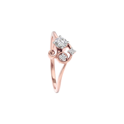 Diamond Sonata Ring 18 KT / Rose Gold / 22