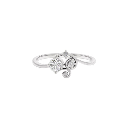 Diamond Sonata Ring 18 KT / White Gold / 22