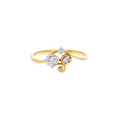 Diamond Sonata Ring 18 KT / Yellow Gold / 22