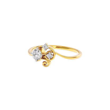 Diamond Sonata Ring 18 KT / Yellow Gold / 22