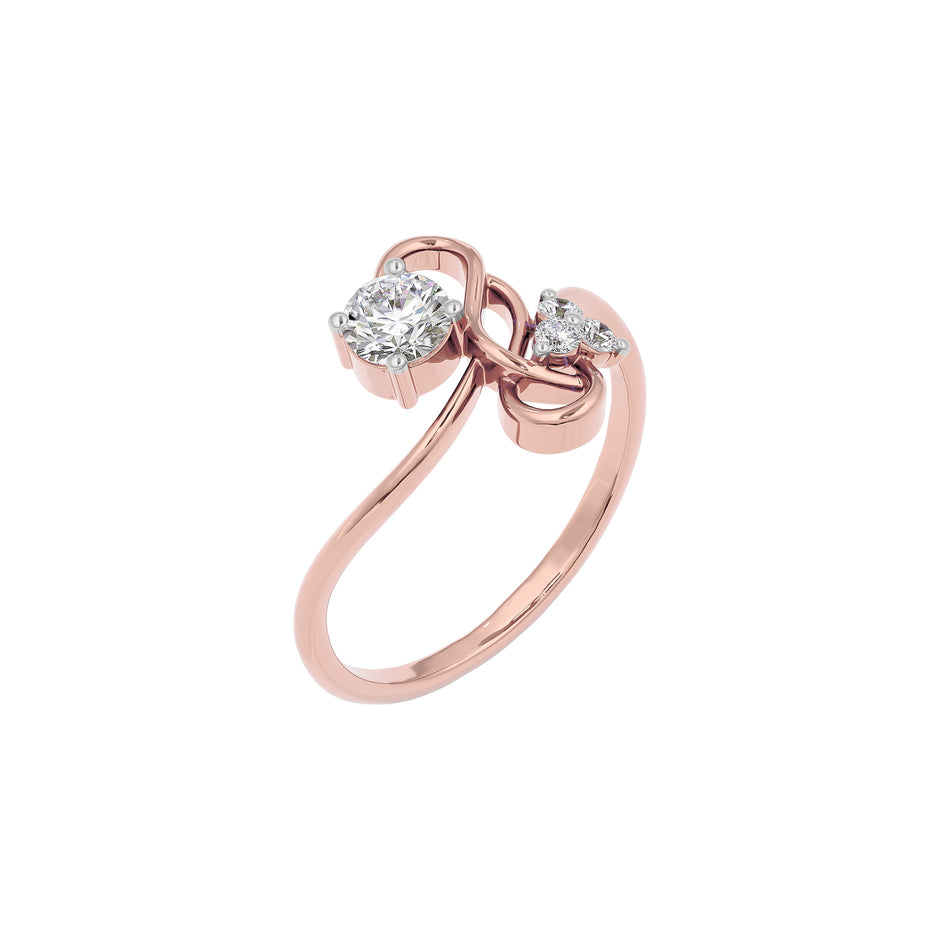 Imperial Blossom Diamond Ring 18 KT / Rose Gold / 22