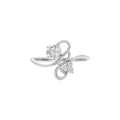 Imperial Blossom Diamond Ring 18 KT / White Gold / 22