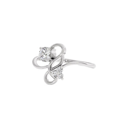 Imperial Blossom Diamond Ring 18 KT / White Gold / 22