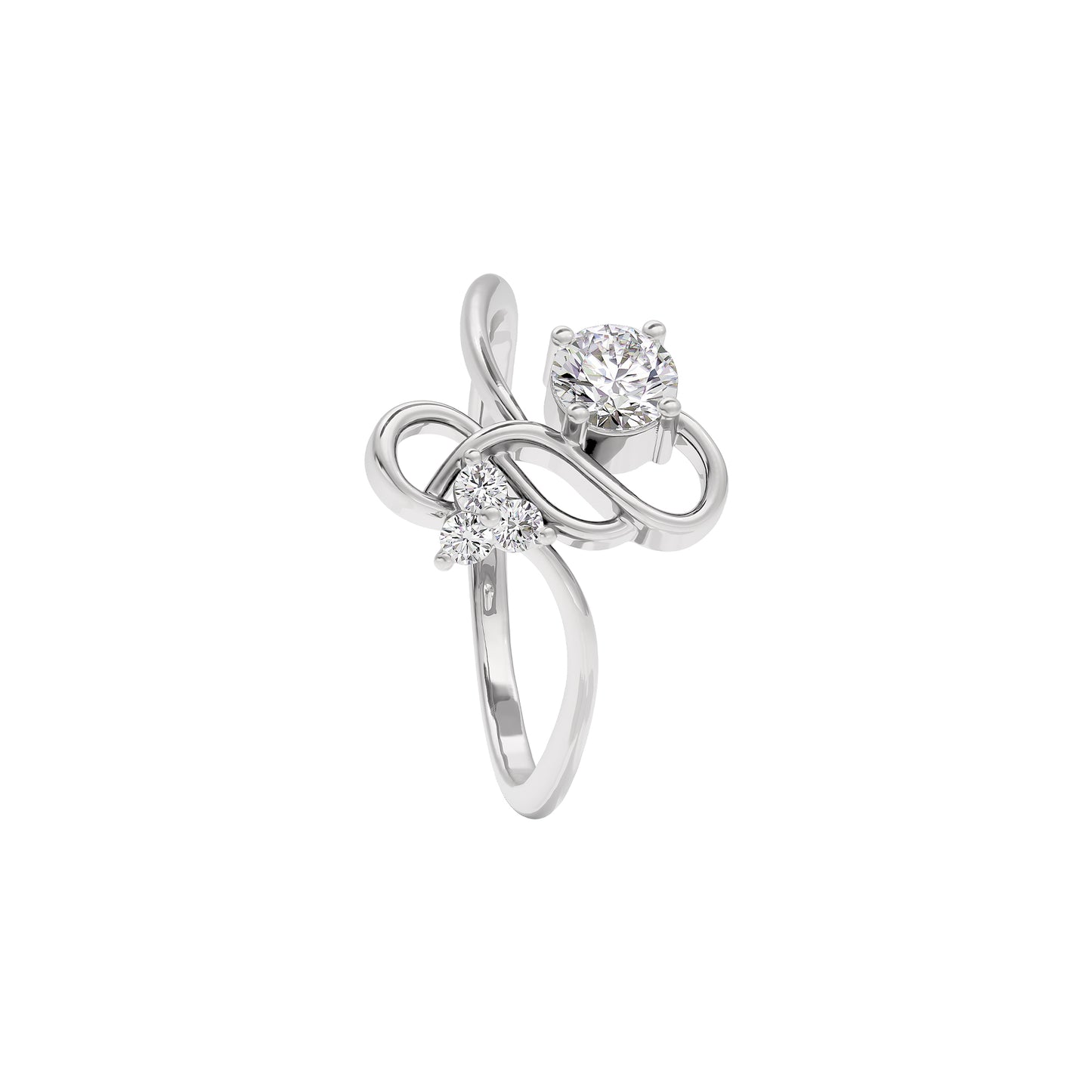 Imperial Blossom Diamond Ring 18 KT / White Gold / 22
