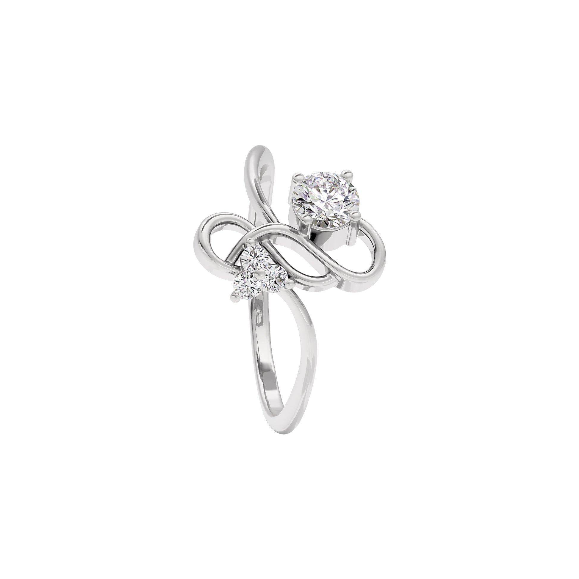 Imperial Blossom Diamond Ring 18 KT / White Gold / 22