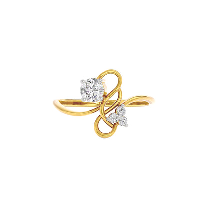 Imperial Blossom Diamond Ring 18 KT / Yellow Gold / 22