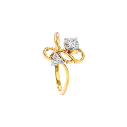 Imperial Blossom Diamond Ring 18 KT / Yellow Gold / 22