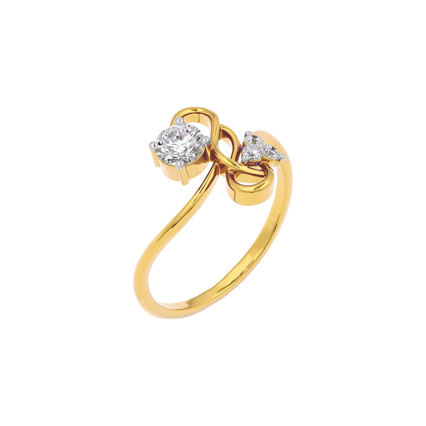 Imperial Blossom Diamond Ring 18 KT / Yellow Gold / 22