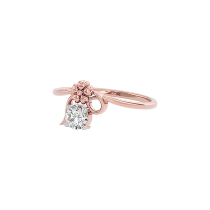 Mystic Halo Diamond Ring 18 KT / Rose Gold / 22