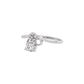 Mystic Halo Diamond Ring 18 KT / White Gold / 22