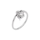 Mystic Halo Diamond Ring 18 KT / White Gold / 22