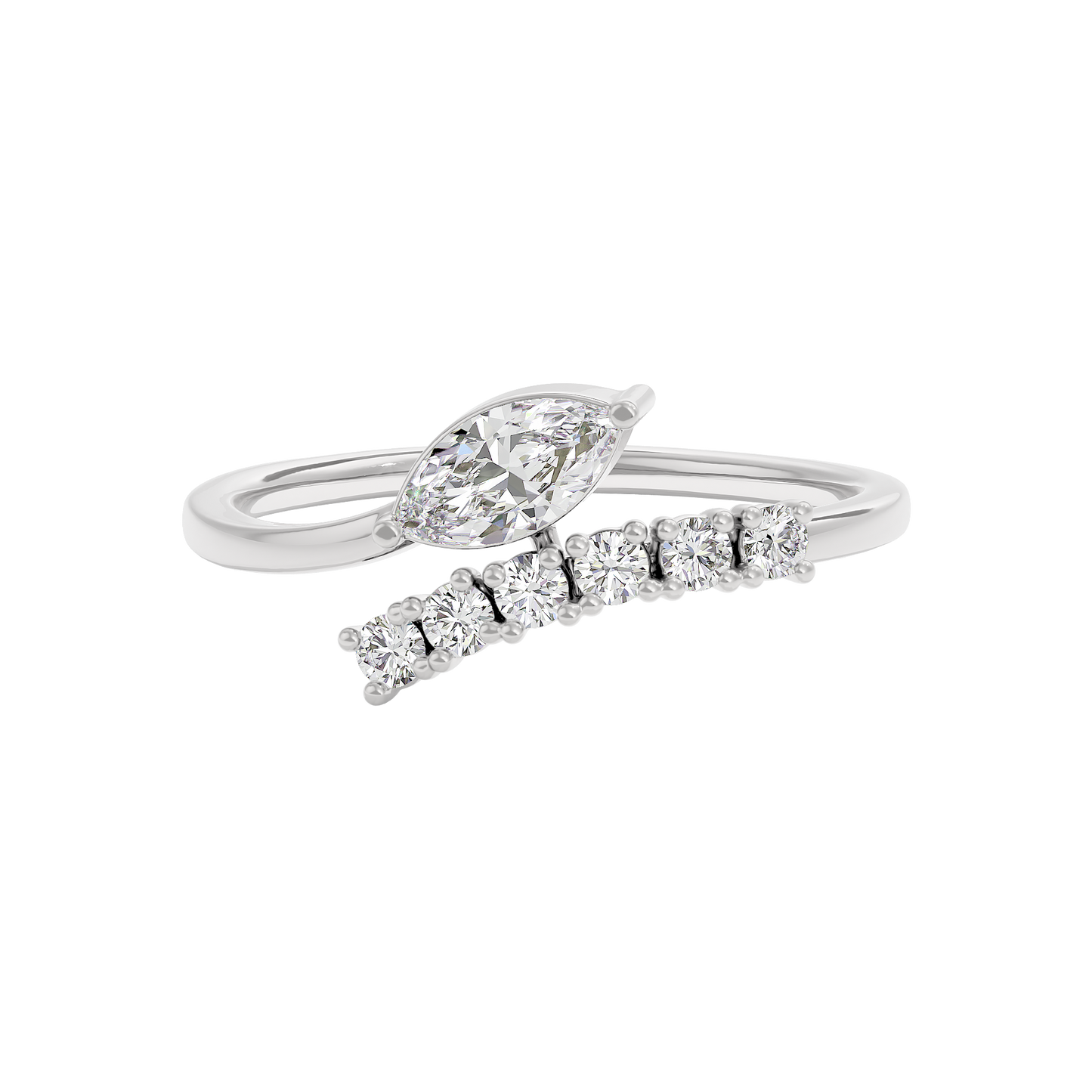 Radiant Mirage Diamond Ring