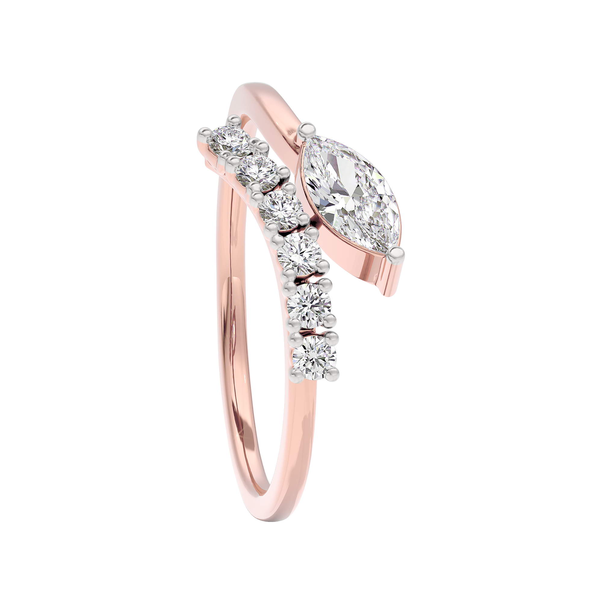 Radiant Mirage Diamond Ring