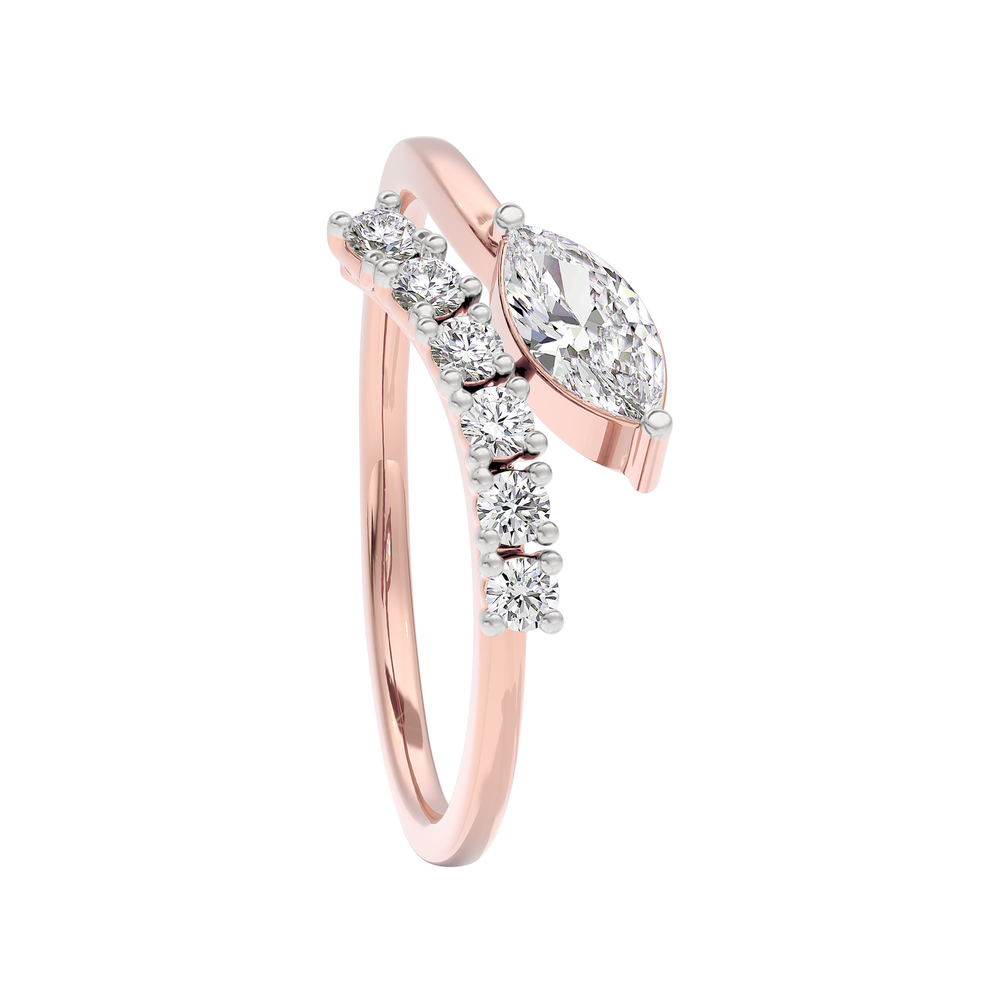 Radiant Mirage Diamond Ring