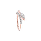 Radiant Mirage Diamond Ring 18 KT / Rose Gold / 22