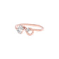Starry Veil Diamond Ring 18 KT / Rose Gold / 22