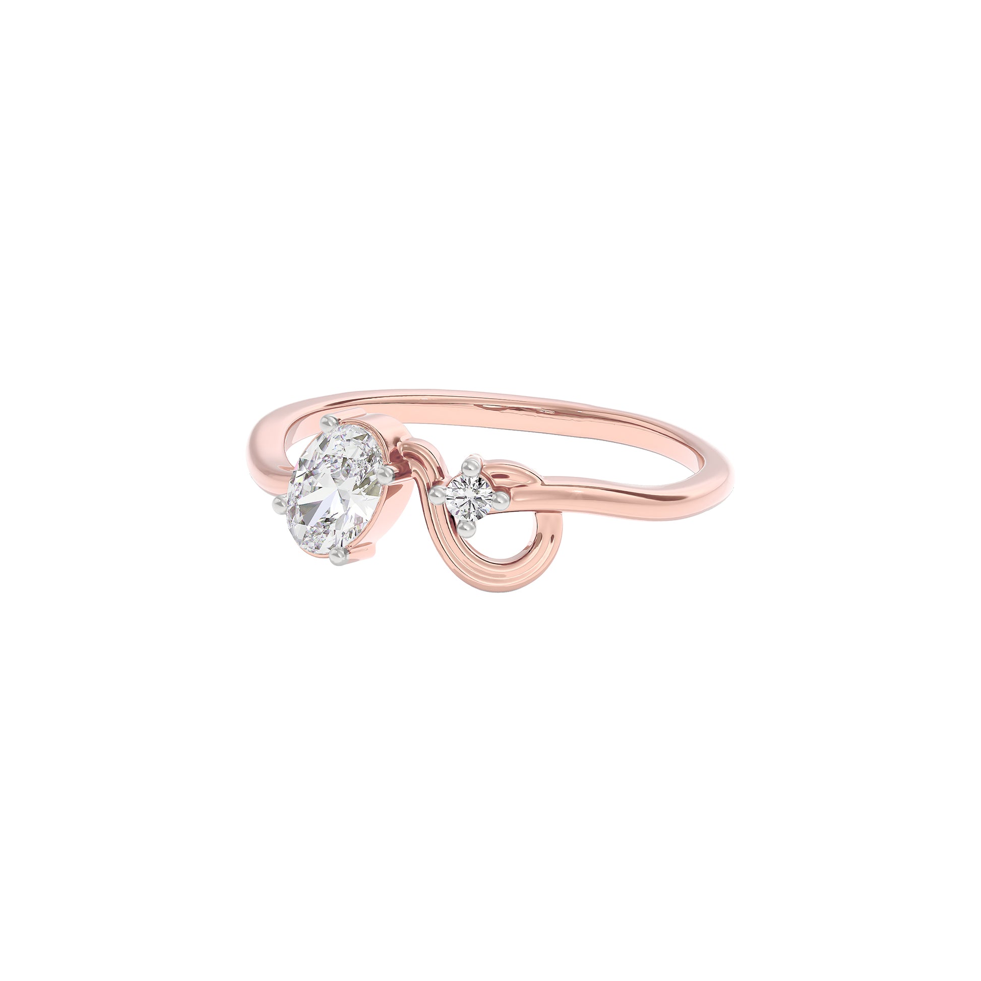 Starry Veil Diamond Ring 18 KT / Rose Gold / 22