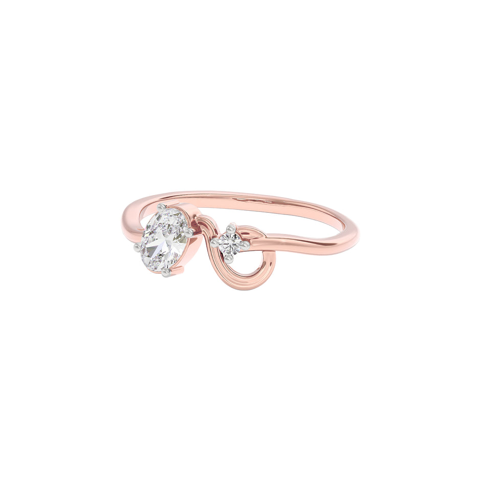 Starry Veil Diamond Ring 18 KT / Rose Gold / 22