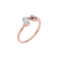 Starry Veil Diamond Ring 18 KT / Rose Gold / 22
