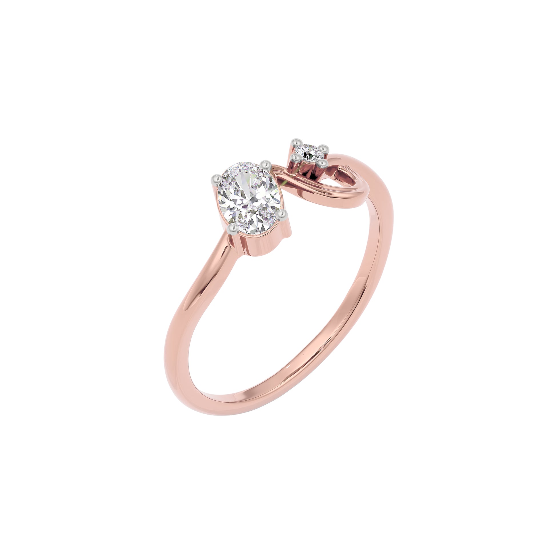 Starry Veil Diamond Ring 18 KT / Rose Gold / 22