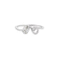 Starry Veil Diamond Ring 18 KT / White Gold / 22