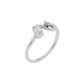 Starry Veil Diamond Ring 18 KT / White Gold / 22