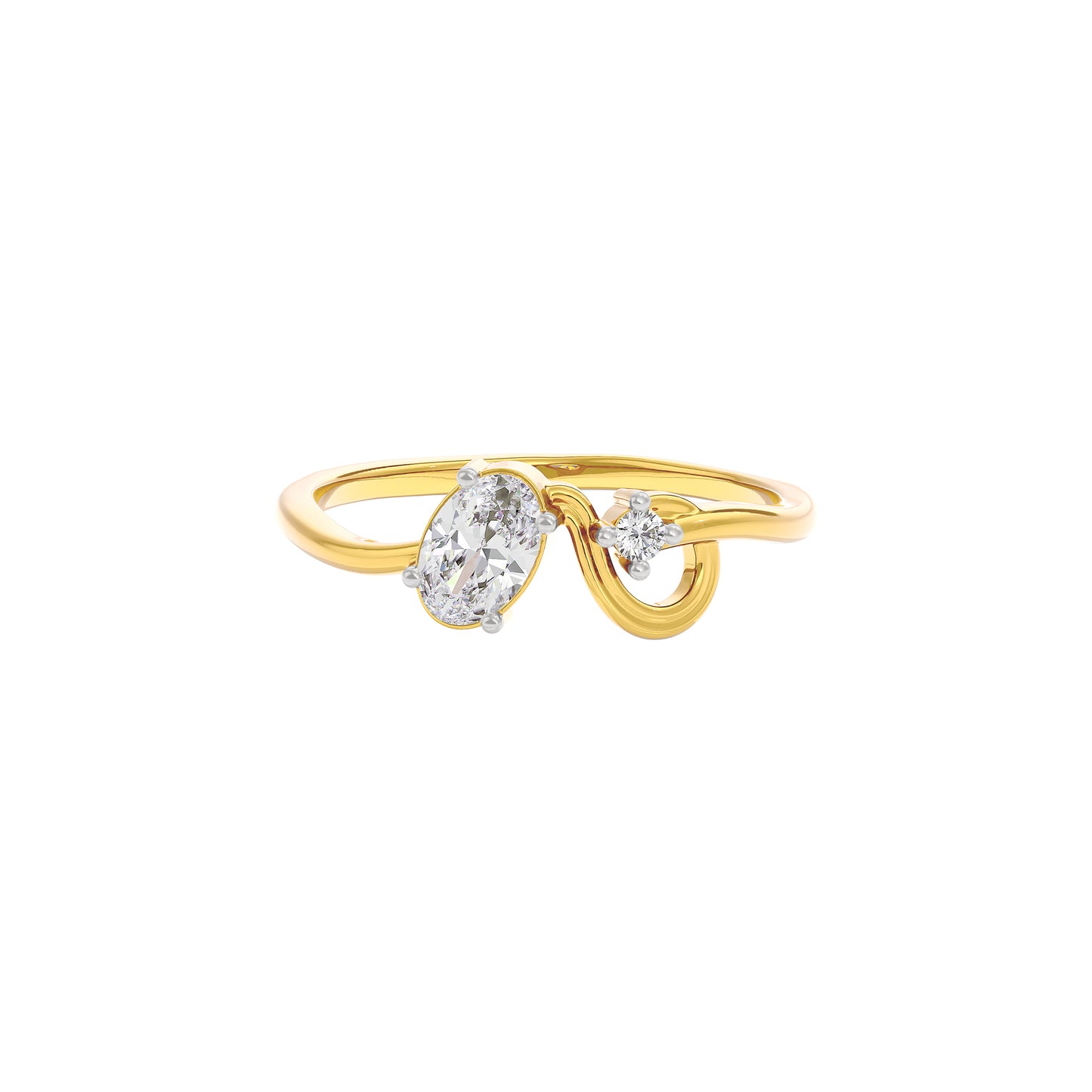 Starry Veil Diamond Ring 18 KT / Yellow Gold / 22
