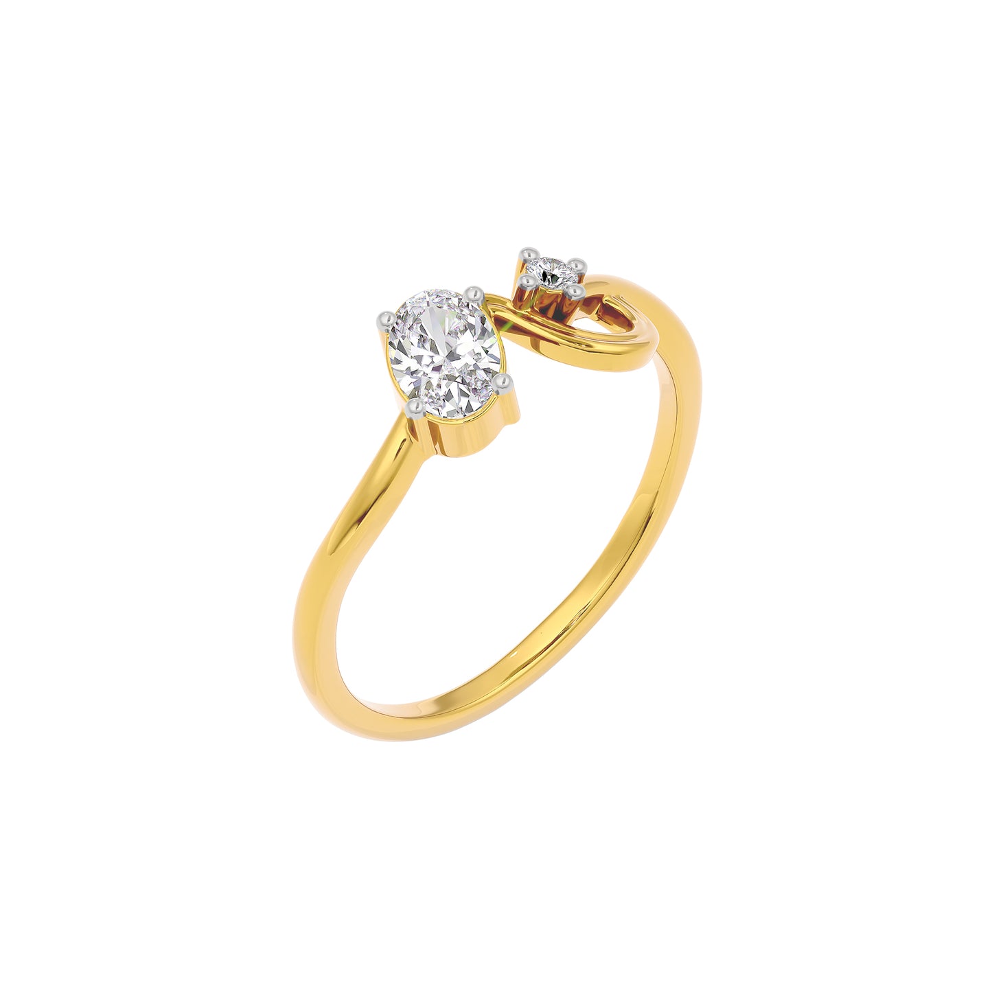 Starry Veil Diamond Ring 18 KT / Yellow Gold / 22