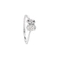 Crystal Moon Diamond Ring
