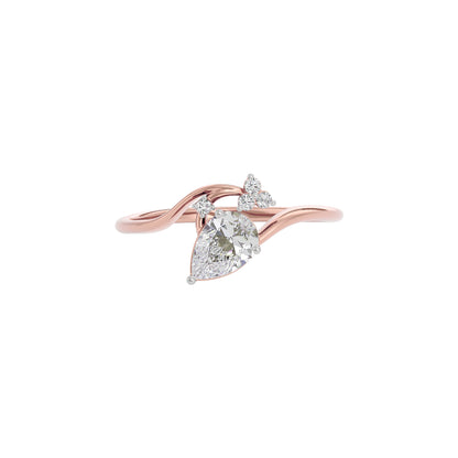 Sapphire Lace Diamond Ring