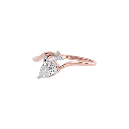 Sapphire Lace Diamond Ring