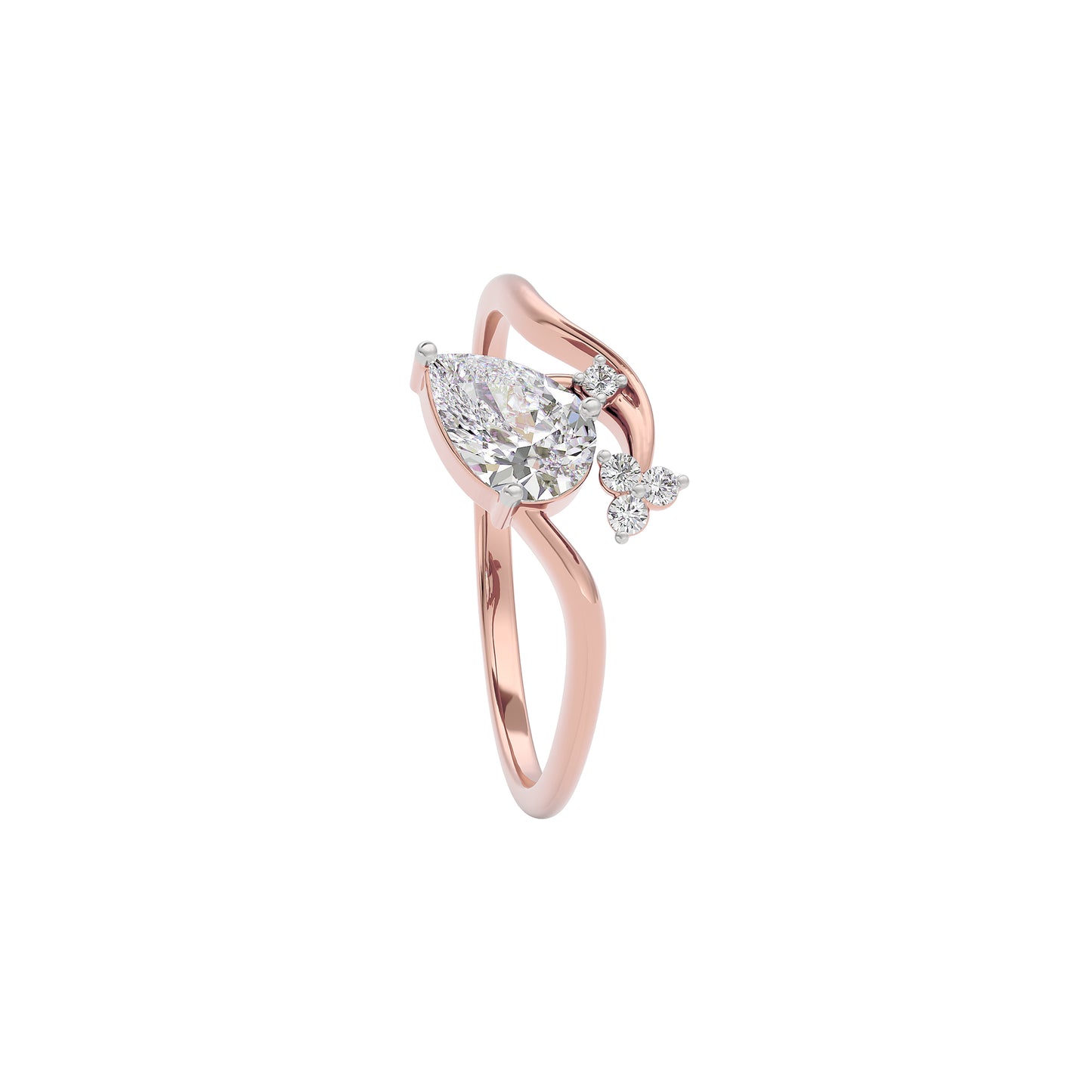 Sapphire Lace Diamond Ring