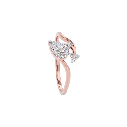 Sapphire Lace Diamond Ring