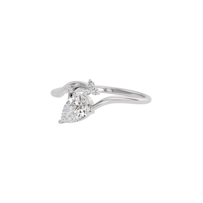 Sapphire Lace Diamond Ring