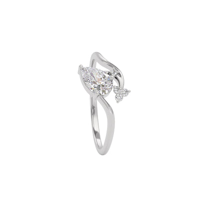 Sapphire Lace Diamond Ring
