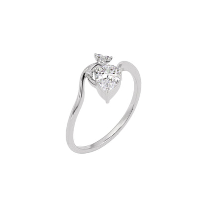 Sapphire Lace Diamond Ring