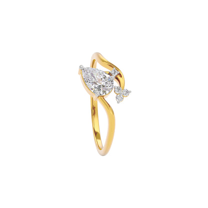 Sapphire Lace Diamond Ring