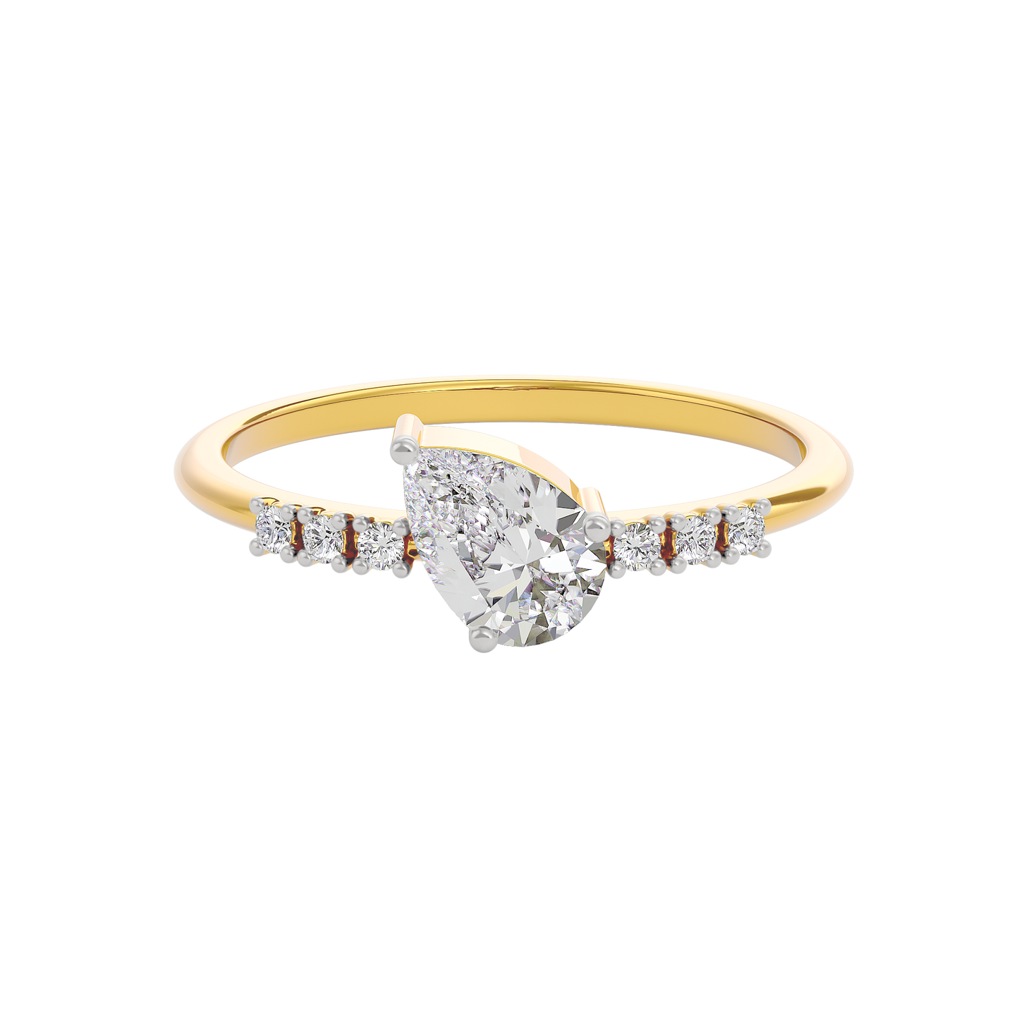 Golden Desire Diamond Ring