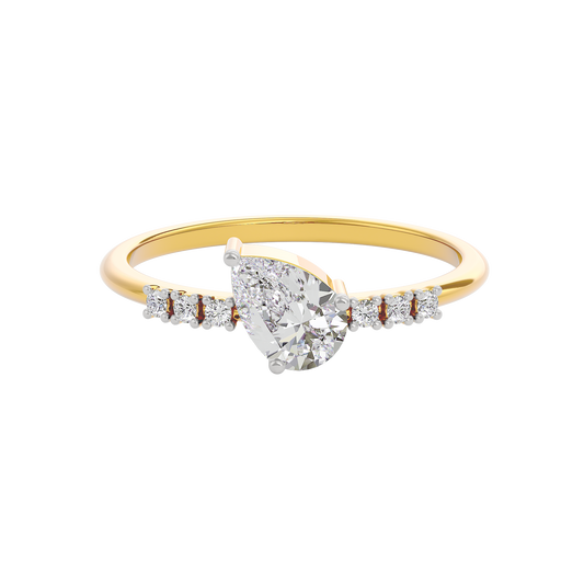 Golden Desire Diamond Ring