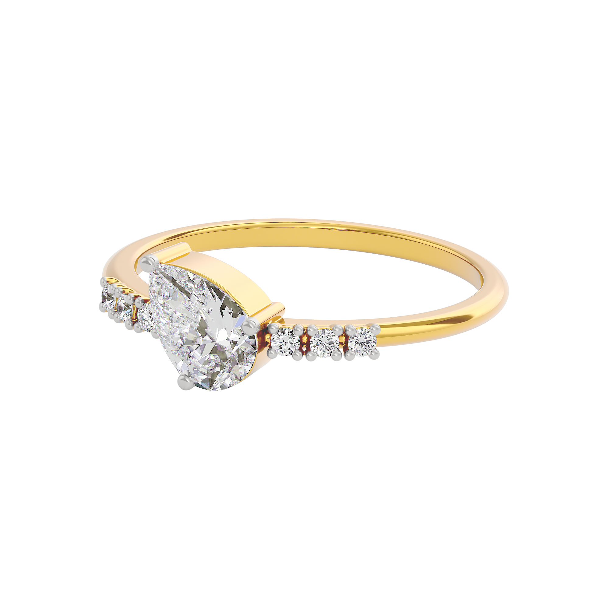 Golden Desire Diamond Ring