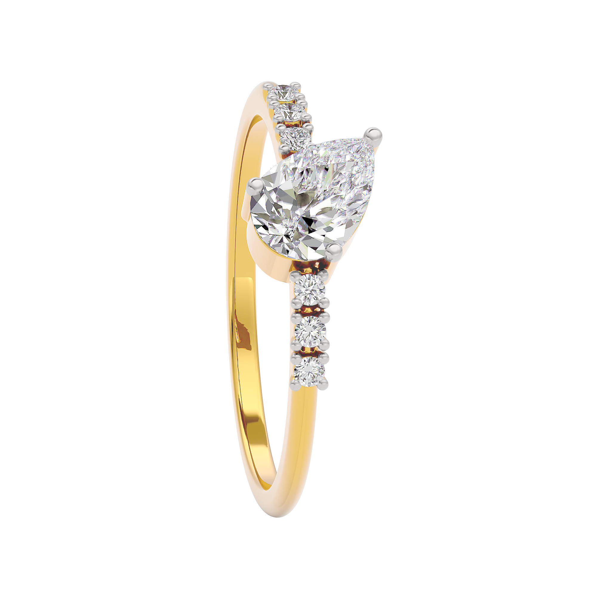 Golden Desire Diamond Ring