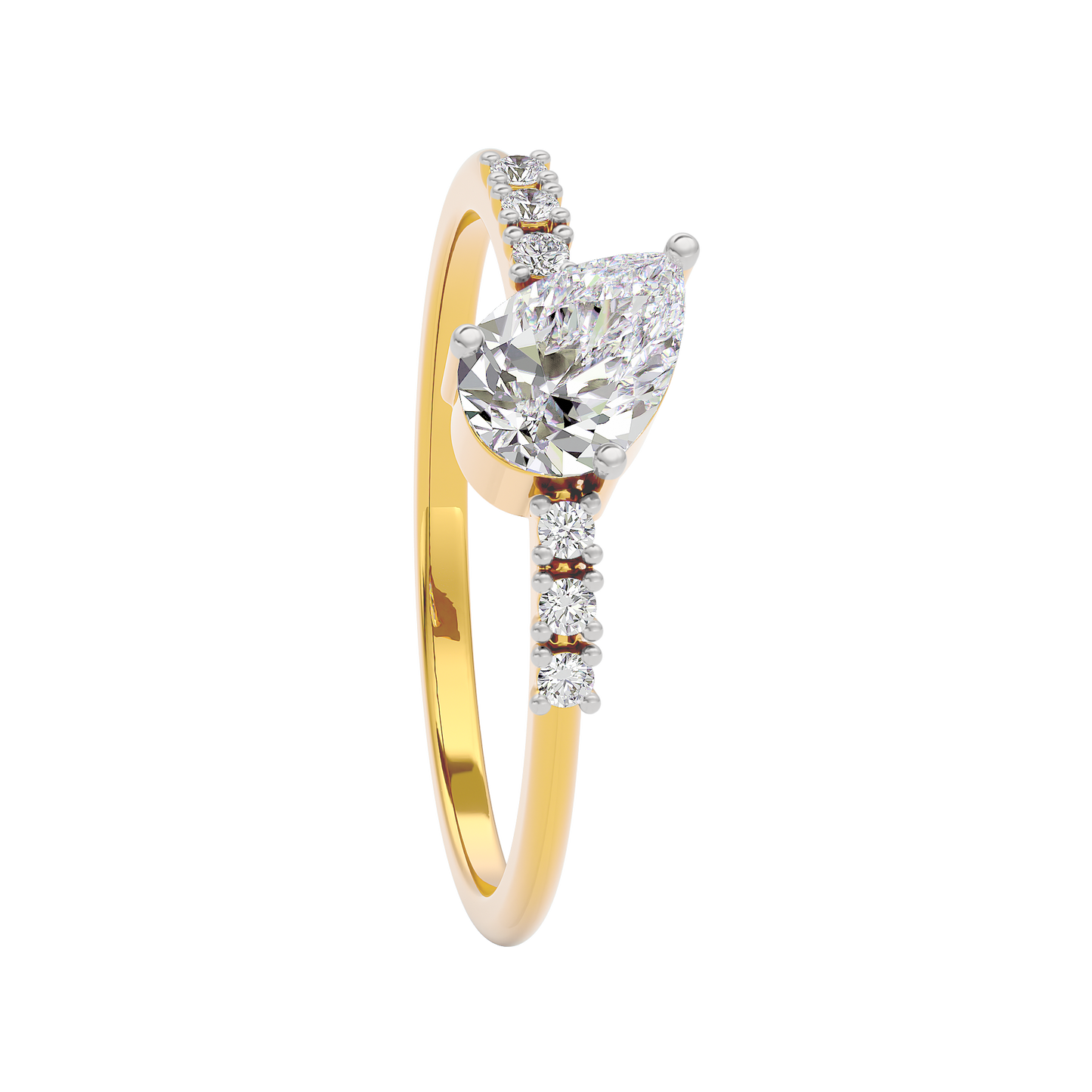 Golden Desire Diamond Ring