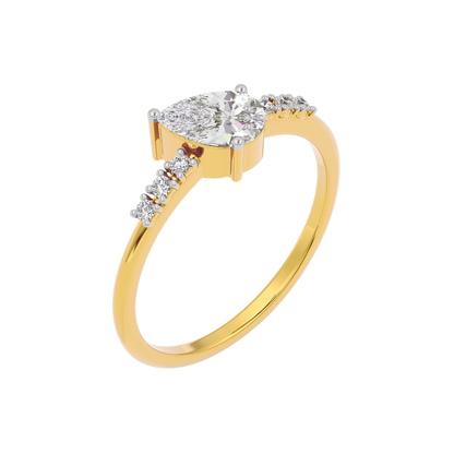 Golden Desire Diamond Ring