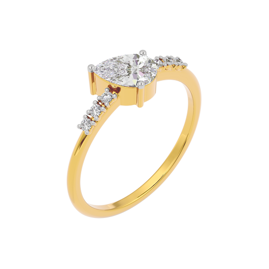 Golden Desire Diamond Ring