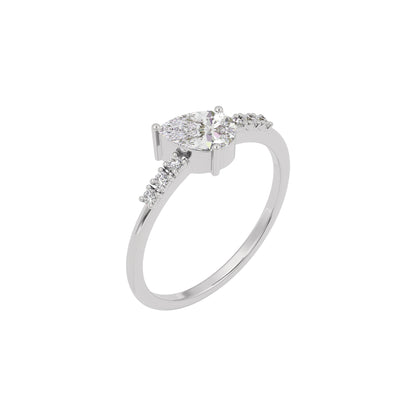 Golden Desire Diamond Ring