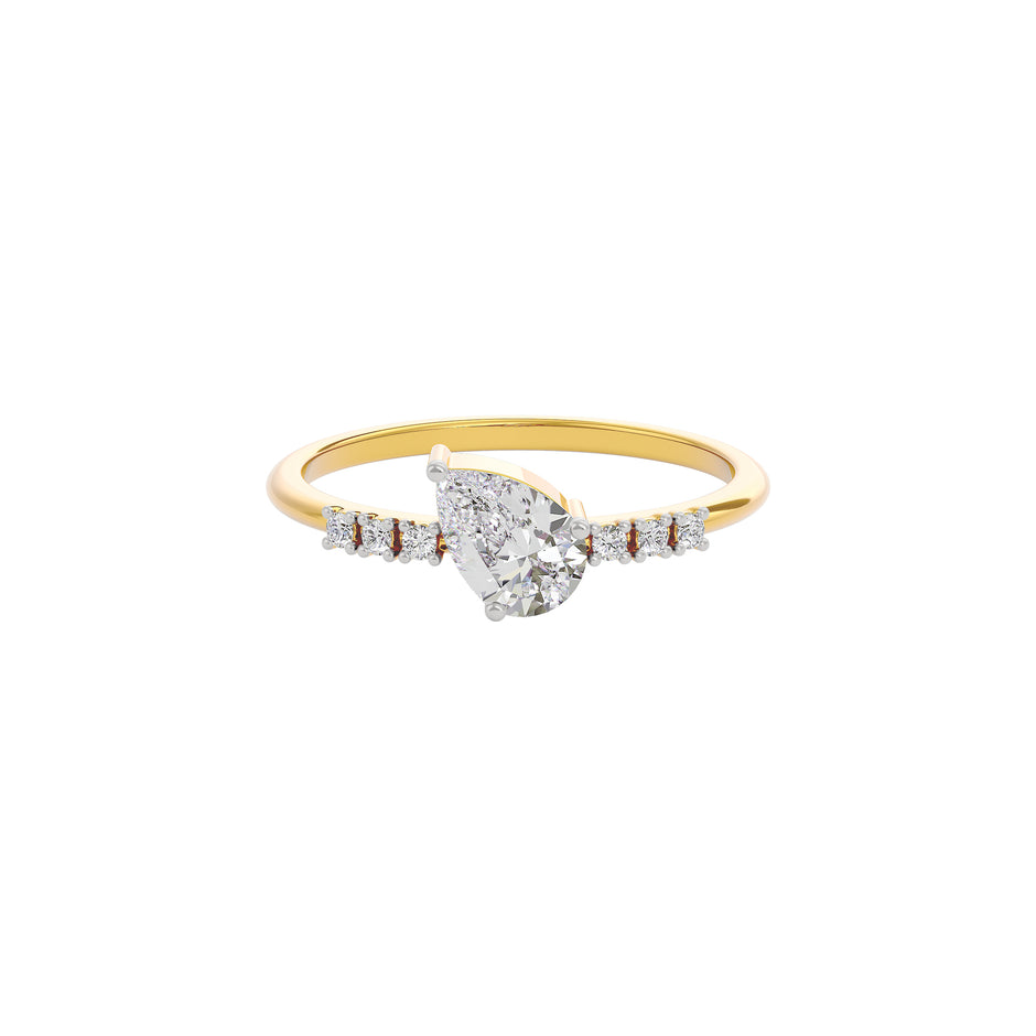 Golden Desire Diamond Ring