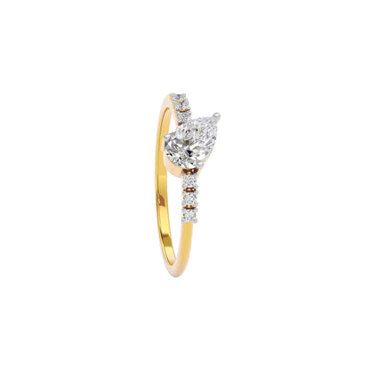 Golden Desire Diamond Ring