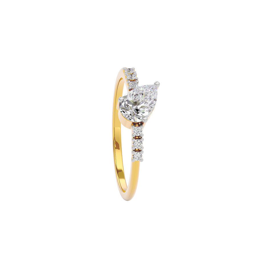 Golden Desire Diamond Ring
