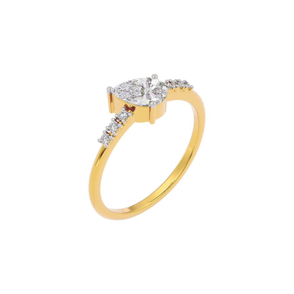 Golden Desire Diamond Ring